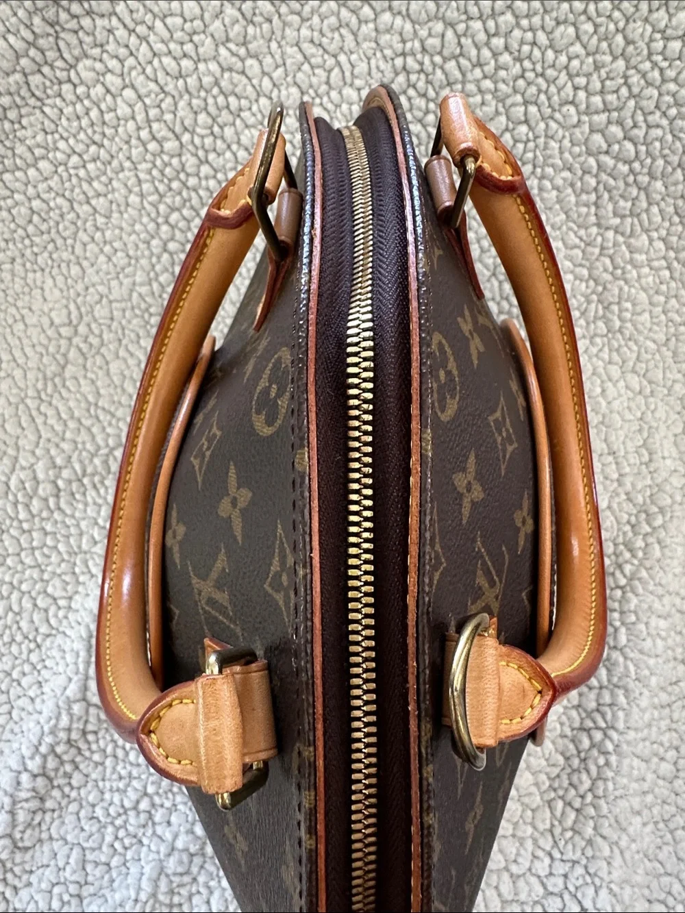 Louis Vuitton Y2K Monogram Ellipse MM top handle vintage with dust bag